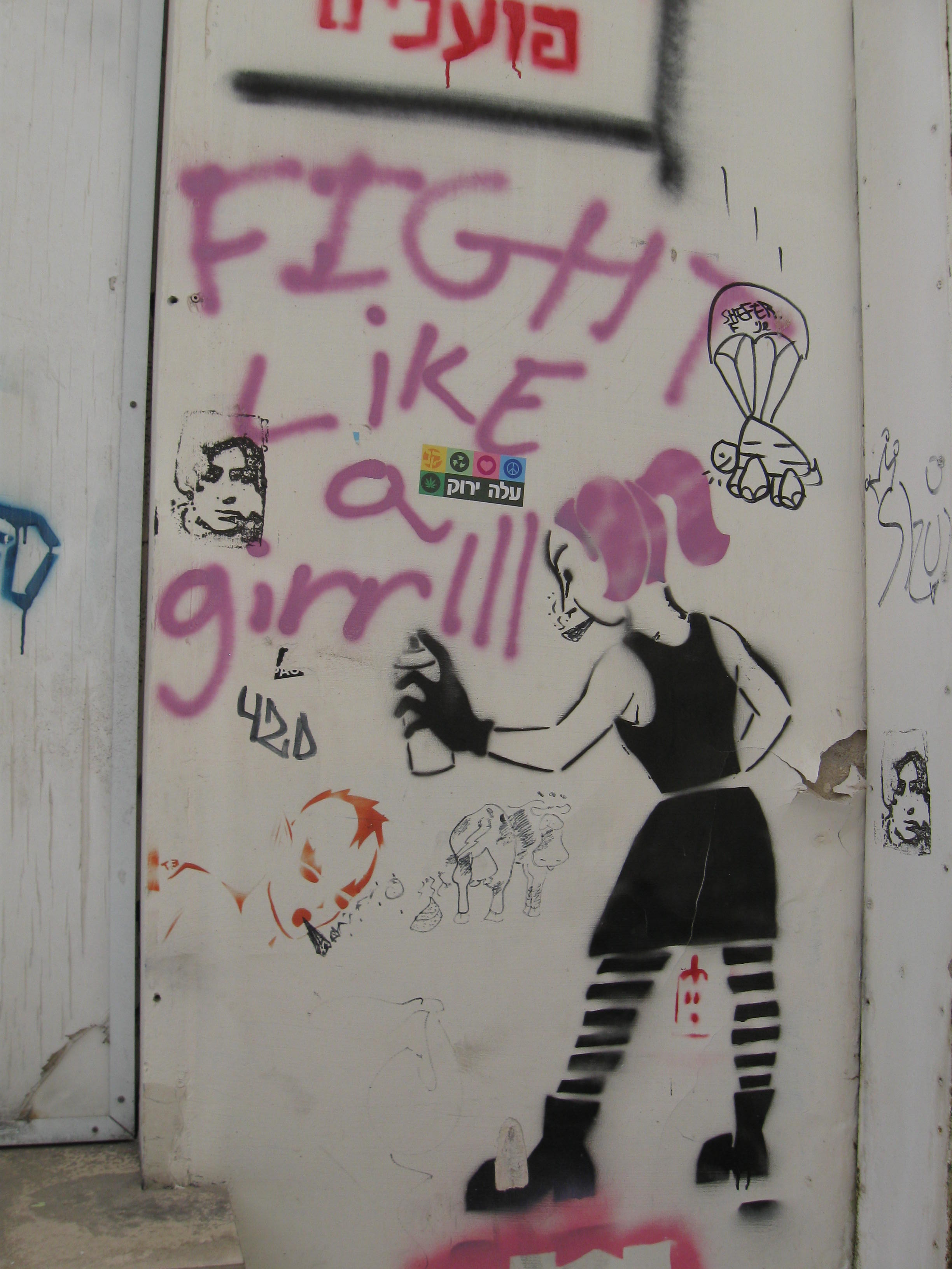Shaynkin Street Graffiti, Tel Aviv Israel