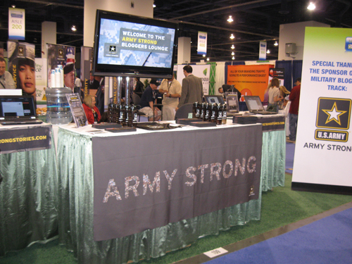 Army at Blogworld Expo